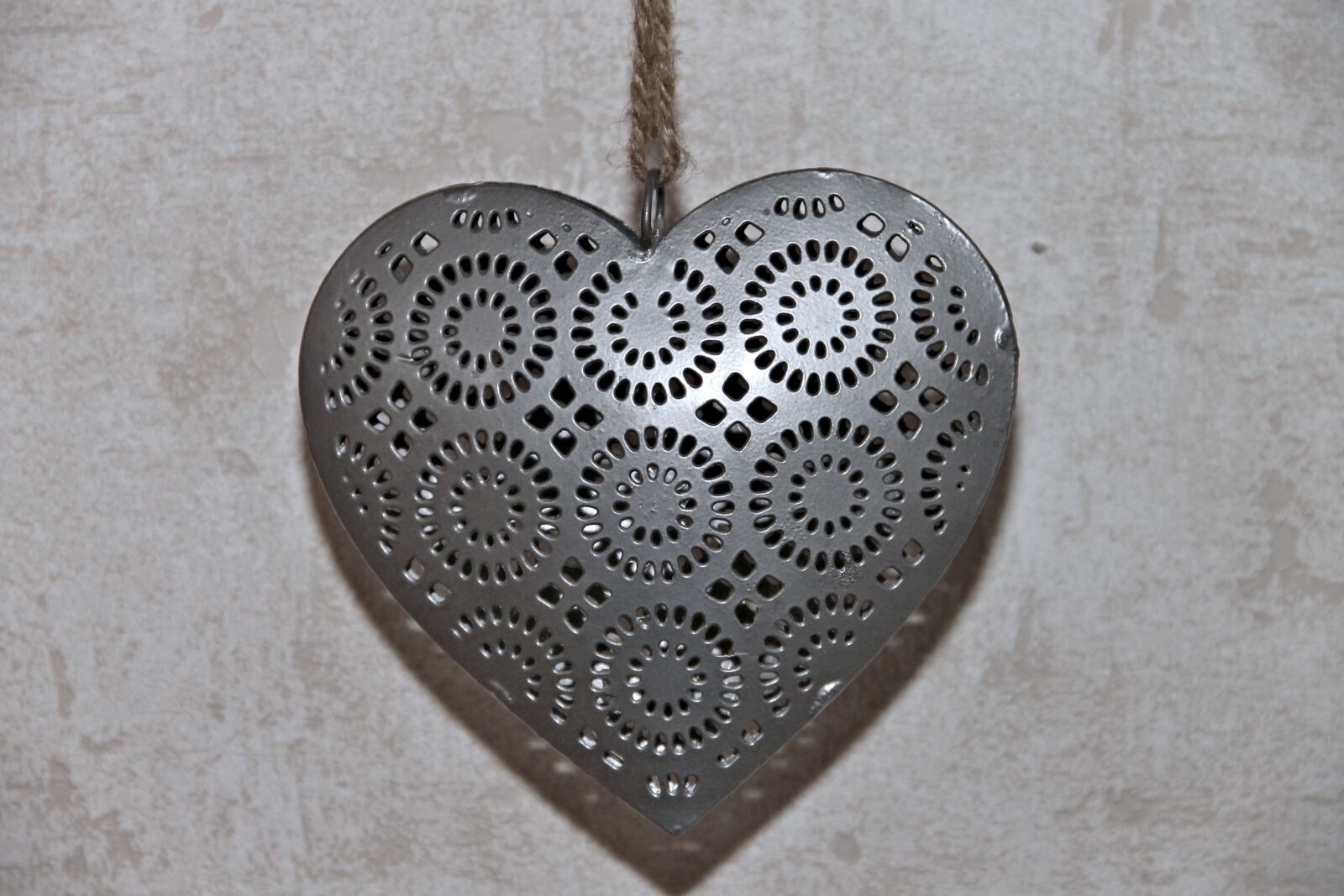 Canon EOS 1100D (EOS Rebel T3 / EOS Kiss X50) sample photo. Heart, metal, decoration photography