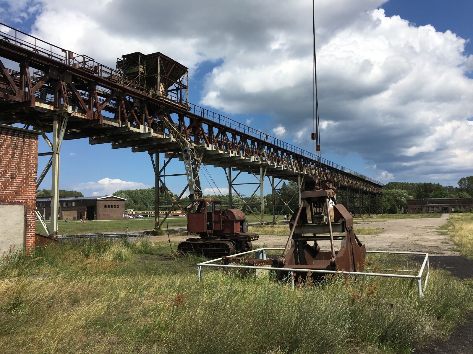 Apple iPhone 6s sample photo. Crane, bridge, industrial photography