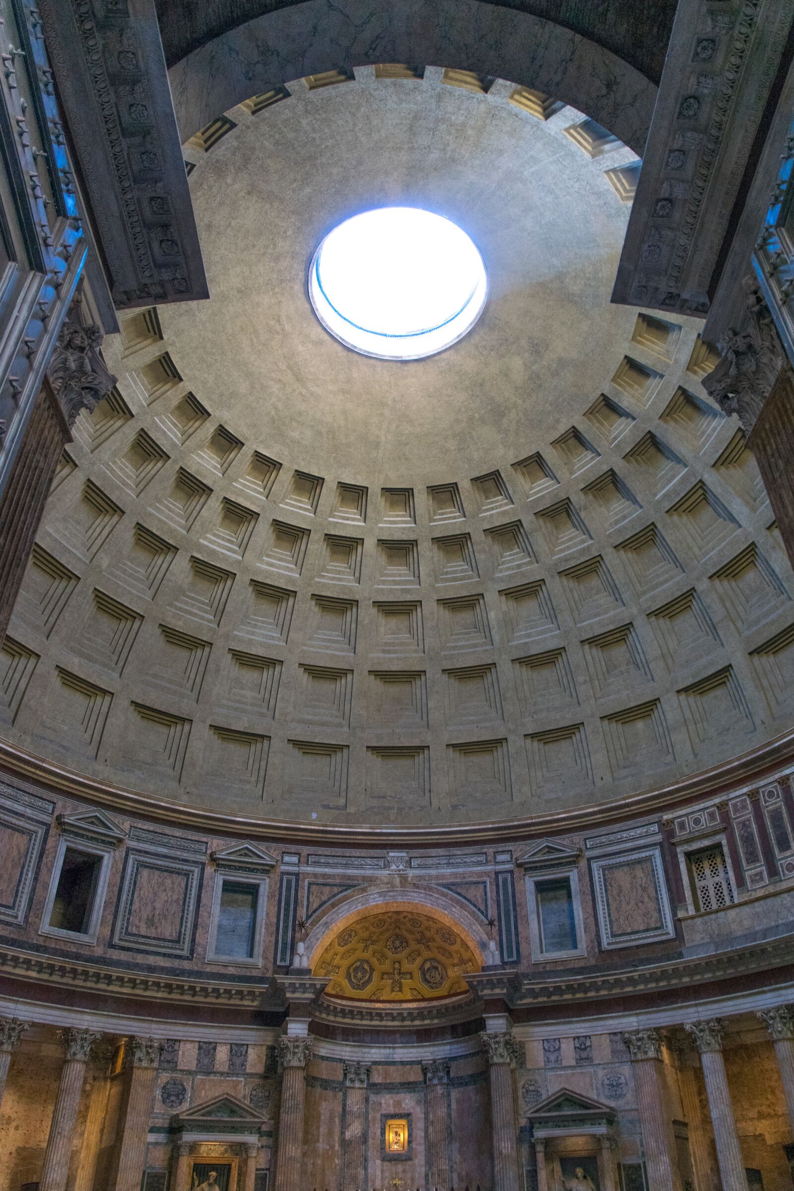 Nikon D5300 sample photo. Pantheon, oculo, rome photography
