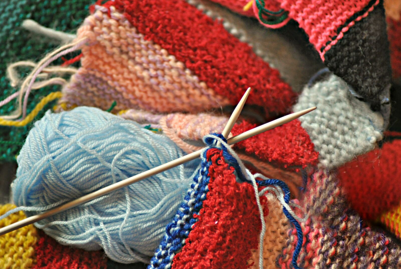 Nikon D90 sample photo. Knitting, knitting needle, knit photography