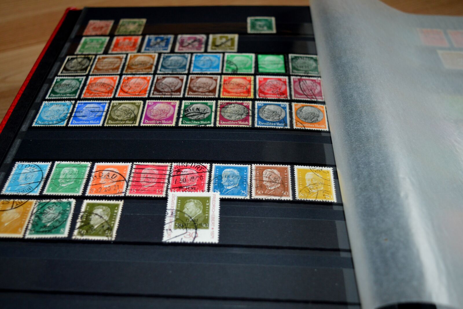 Nikon D3200 sample photo. Stamp album, postage stamps photography