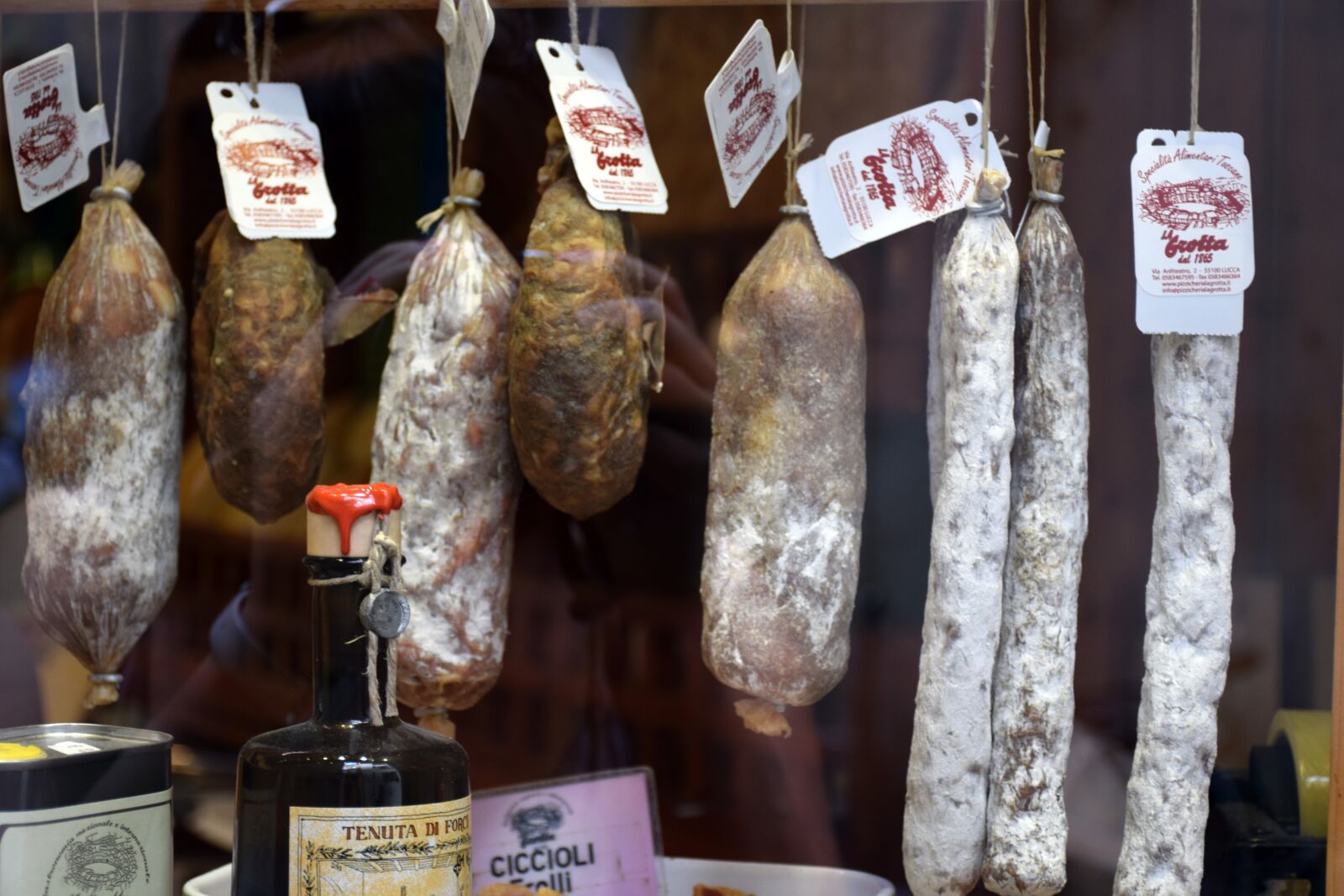 Nikon D5300 sample photo. Italy, saussages, meat photography