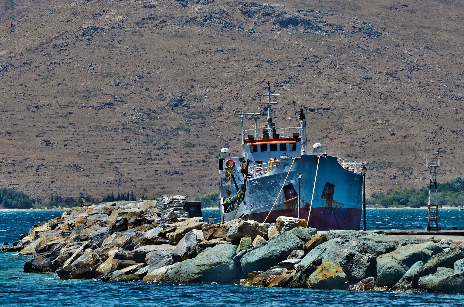 Nikon D5100 sample photo. Boat, sea, anchorage photography