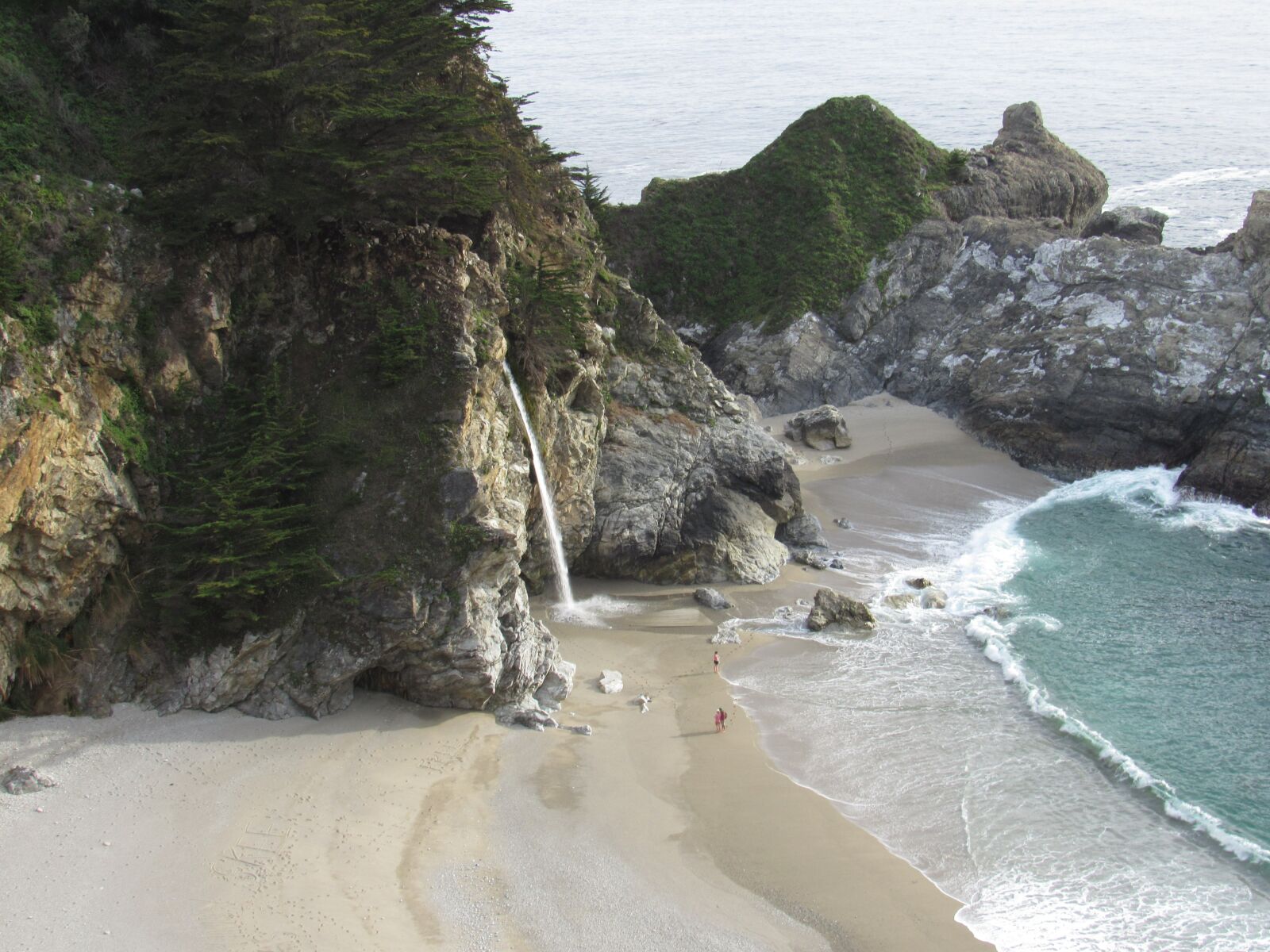 Canon PowerShot SX520 HS sample photo. California coast, waterfall, paradise photography