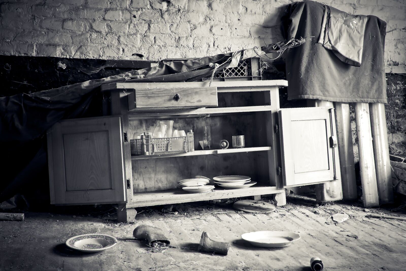 Olympus OM-D E-M10 sample photo. Lost places, building, old photography