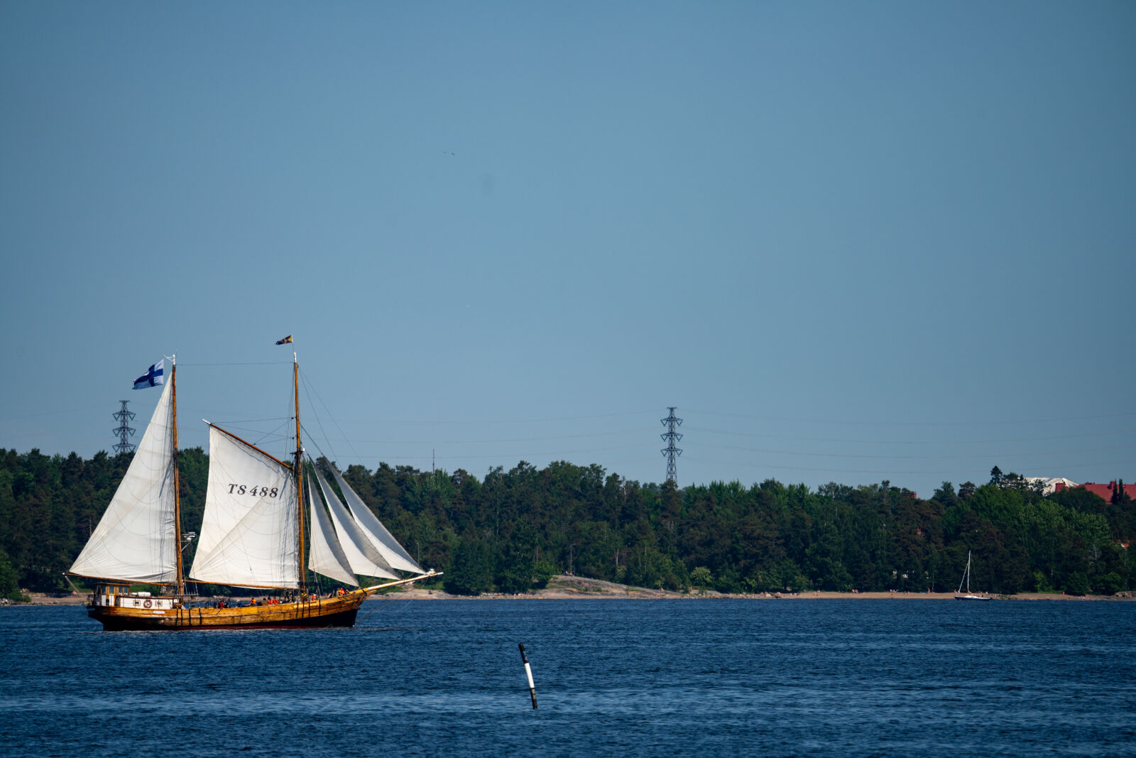 Tamron 150-500mm F5-6.7 Di III VC VXD sample photo. Sailboat by the seaside photography