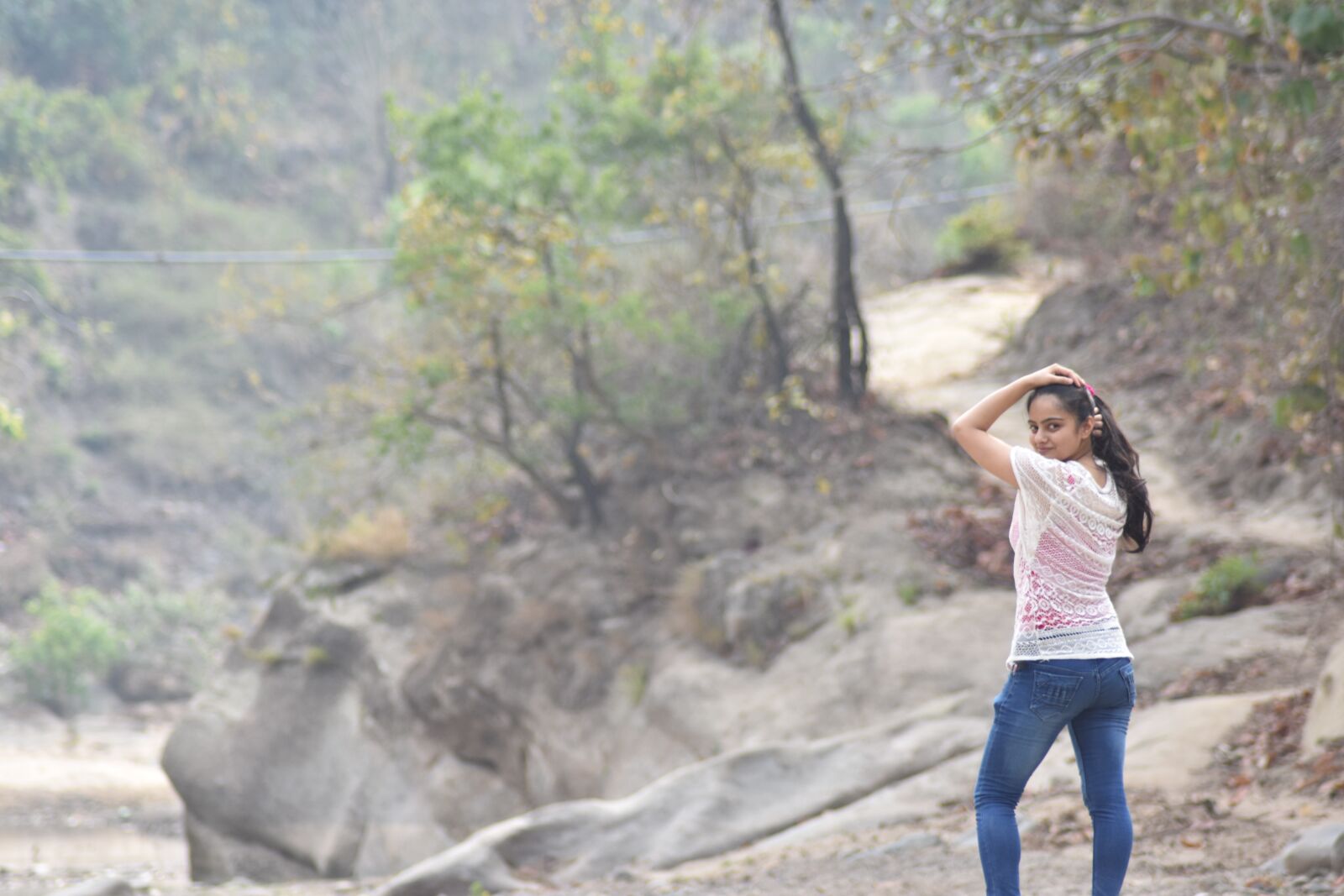 Nikon D3400 sample photo. Skin care, woman, face photography
