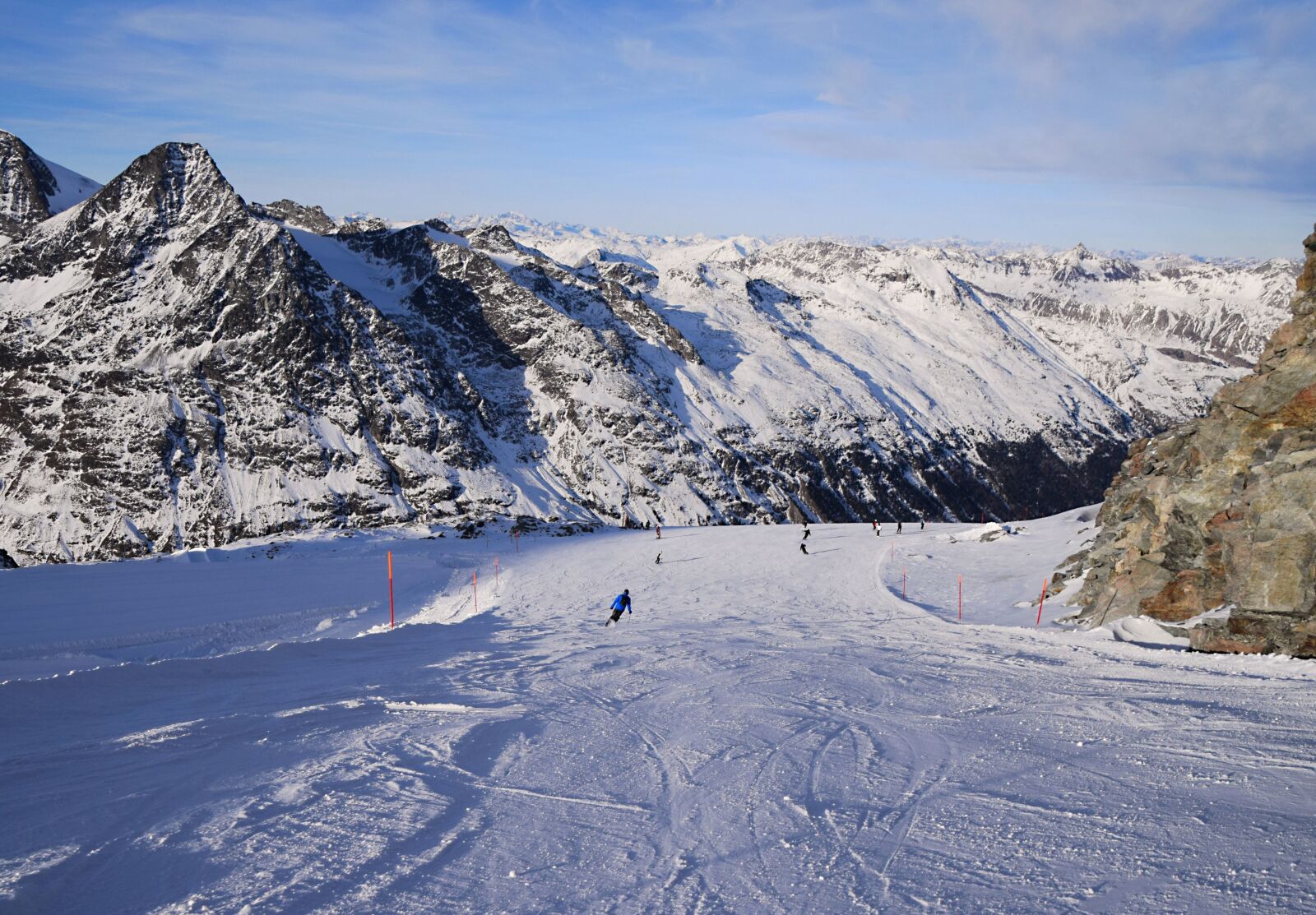 Nikon D5300 sample photo. Rock, mountain, snow, skiing photography