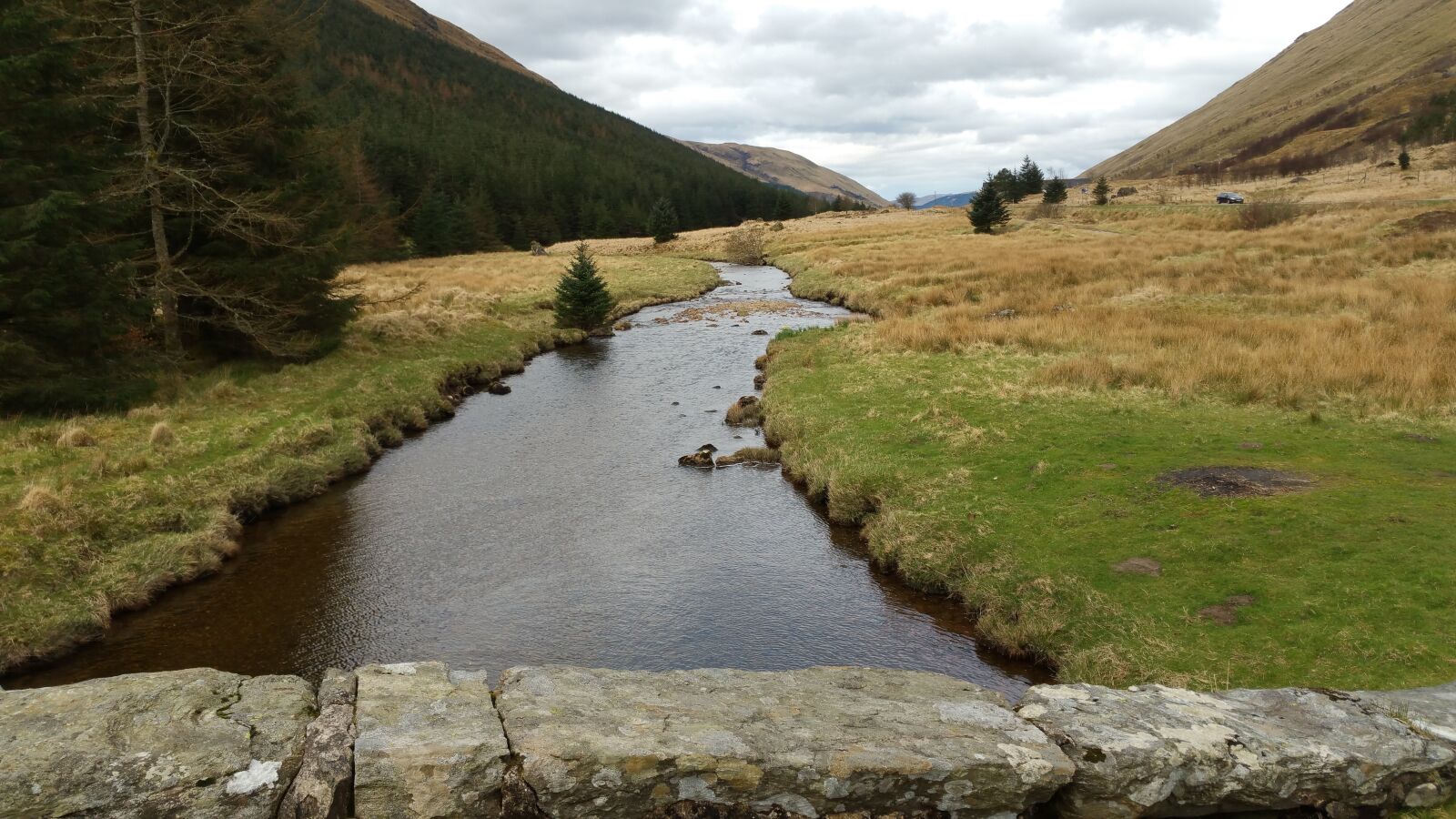 Samsung Galaxy Note4 sample photo. Scotland, landscape, river photography