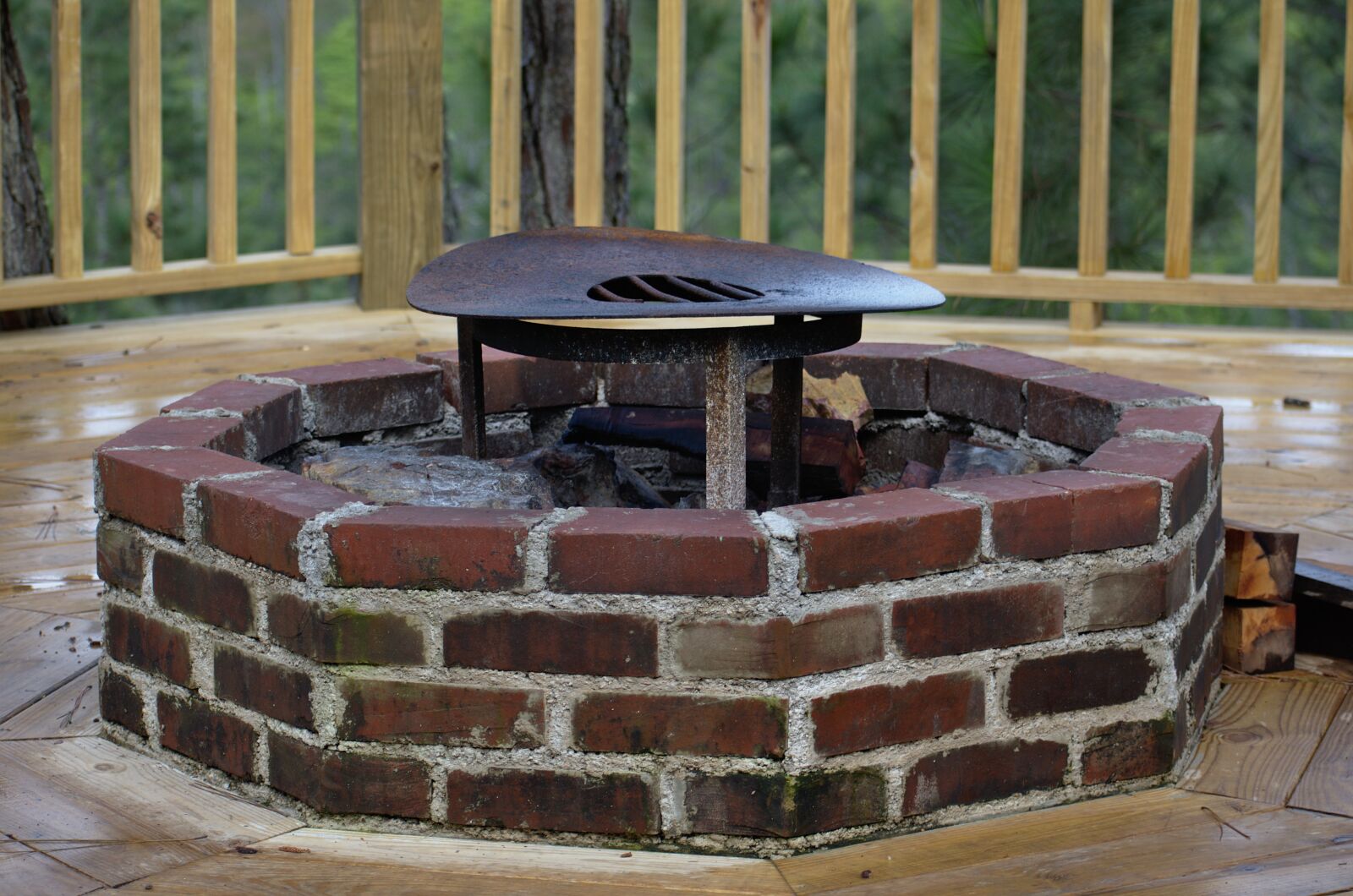 Nikon D7200 sample photo. Brick, fireplace, wall photography