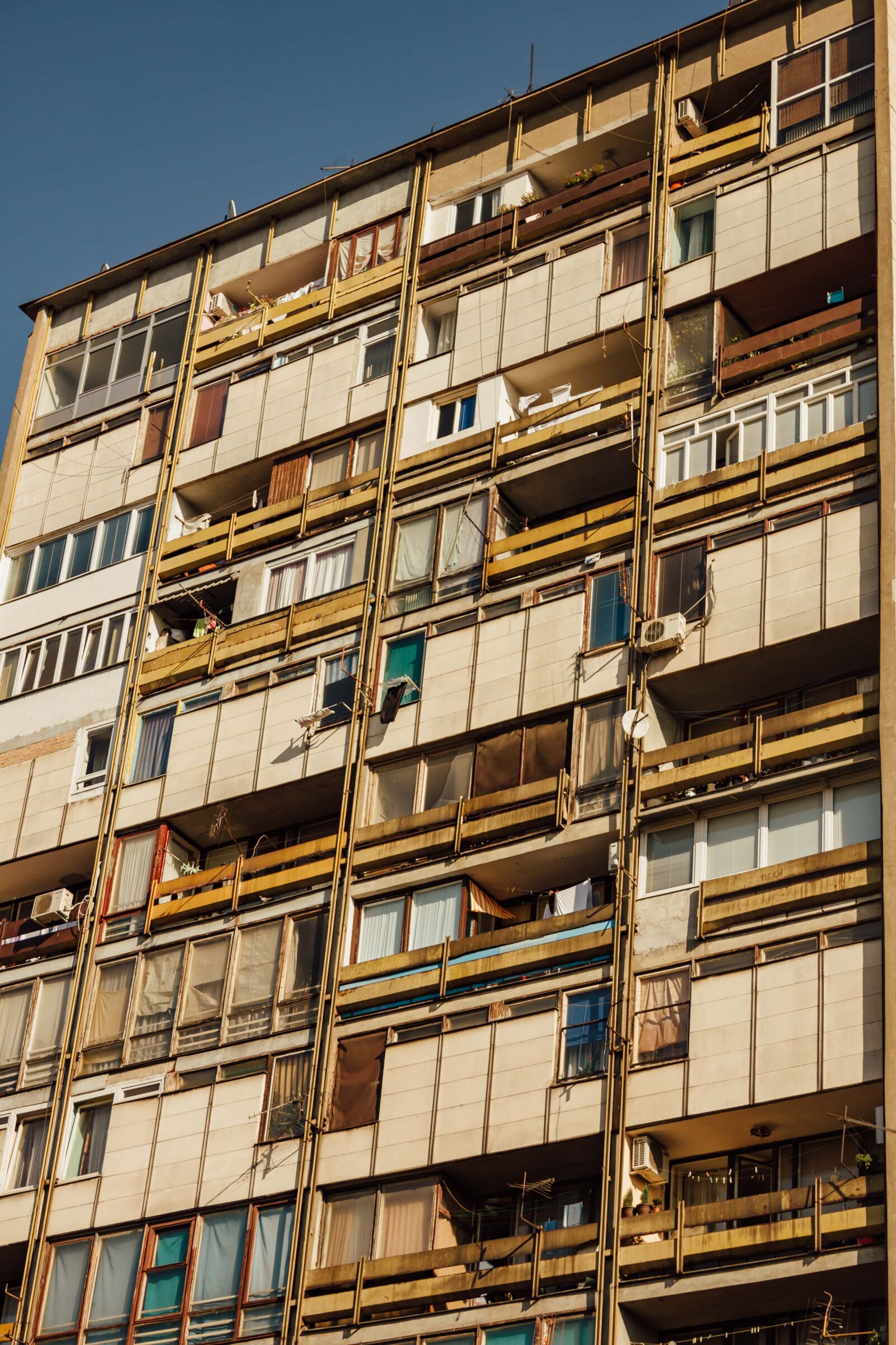 Canon EF-S 18-55mm F3.5-5.6 IS sample photo. Building, socialism, facade, old photography