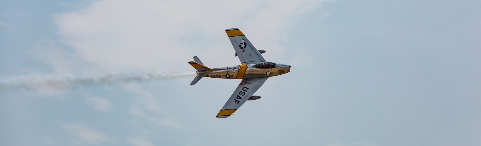 Canon EF 70-200mm F2.8L IS USM sample photo. F86, sabre, air show photography