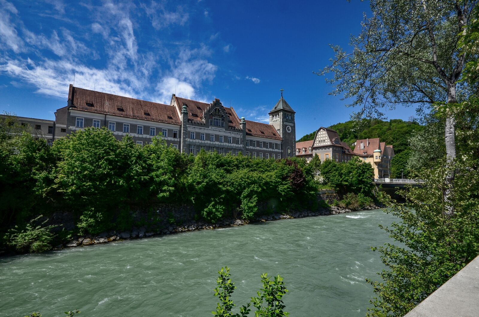 Nikon D7000 sample photo. District court, feldkirch, river photography