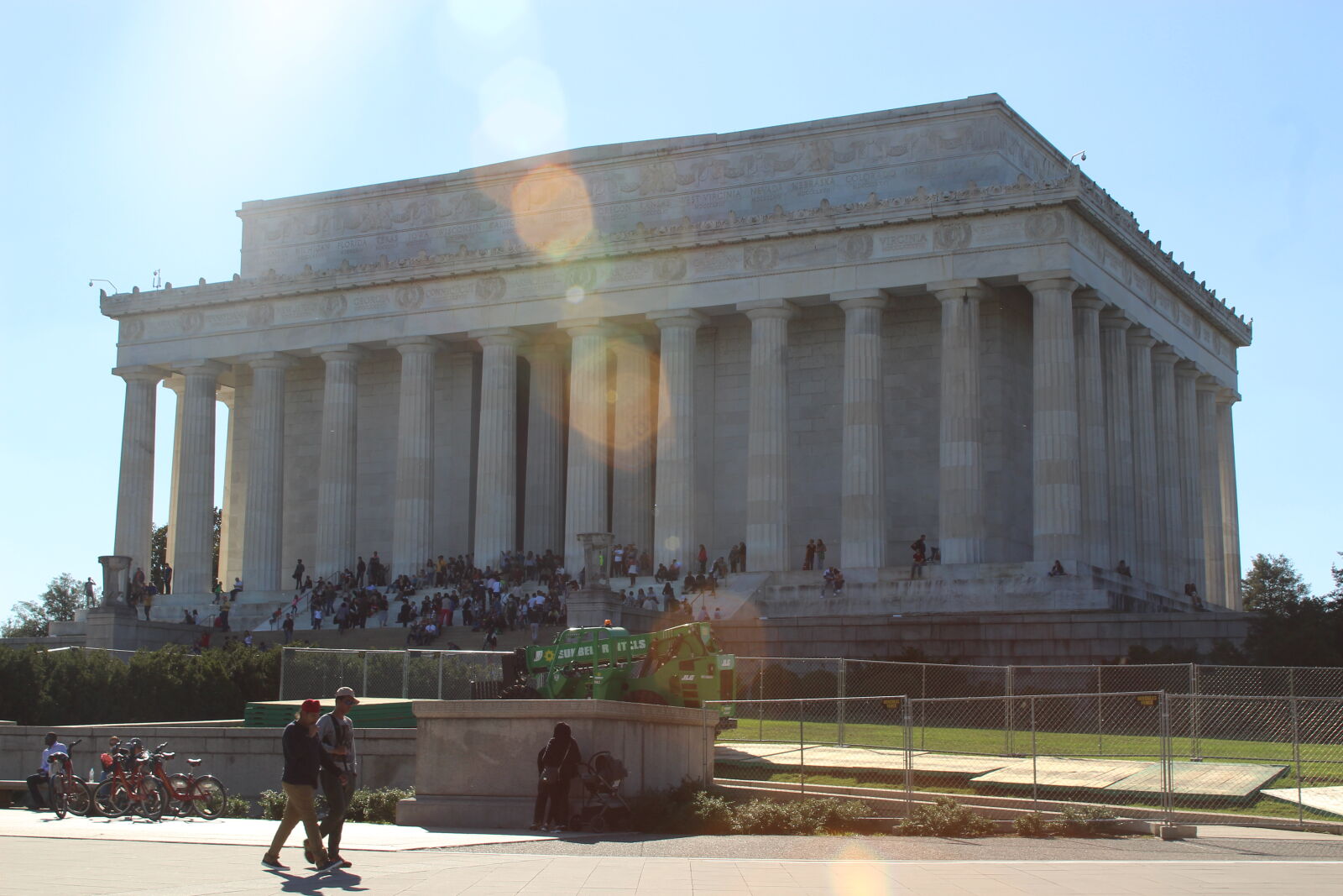 Canon EF 28-200mm F3.5-5.6 USM sample photo. Lincoln, memorial photography