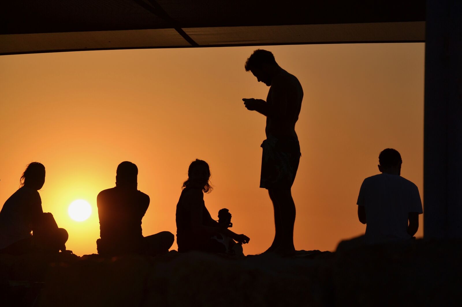 Nikon D3100 sample photo. Masada, sunrise, silhouette photography