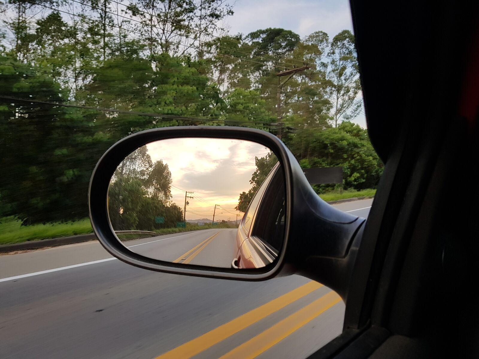 Samsung Galaxy S8 sample photo. Road, rearview, car photography