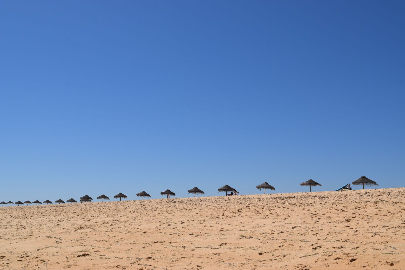 Nikon D3300 sample photo. Beach, portugal, sunshade photography