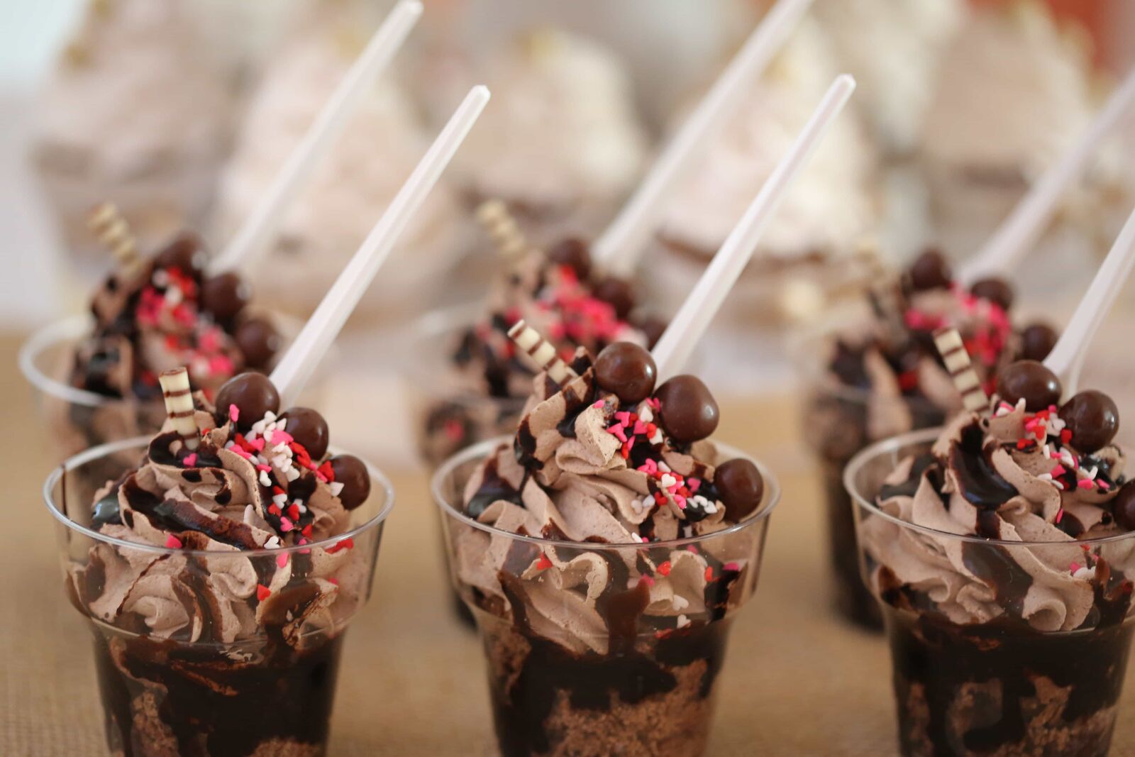 Canon EF 100mm F2.8 Macro USM sample photo. Icecream, cream, fruit, chocolate photography