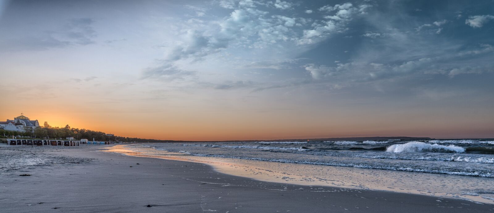 Nikon D750 sample photo. Sunset, water, wave photography