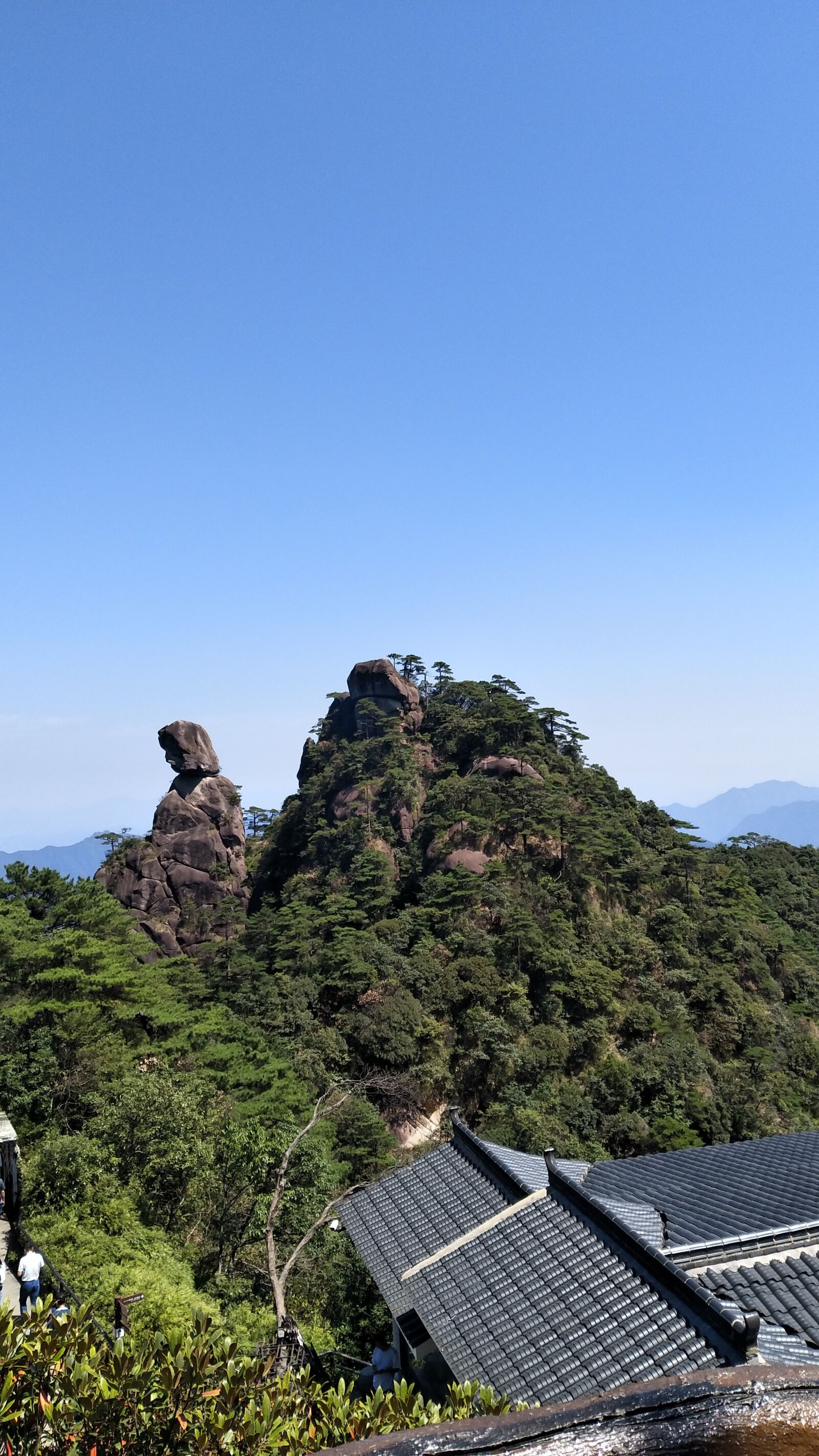 vivo X9 sample photo. Mount sanqingshan, sky, stone photography