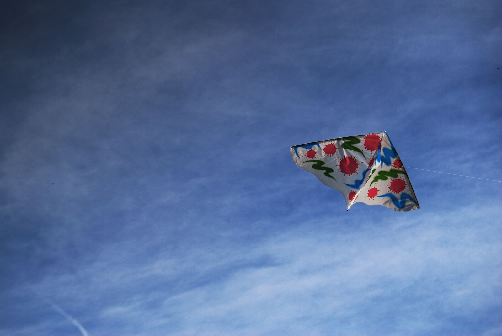 Nikon D40X sample photo. Kite, sky, clouds photography