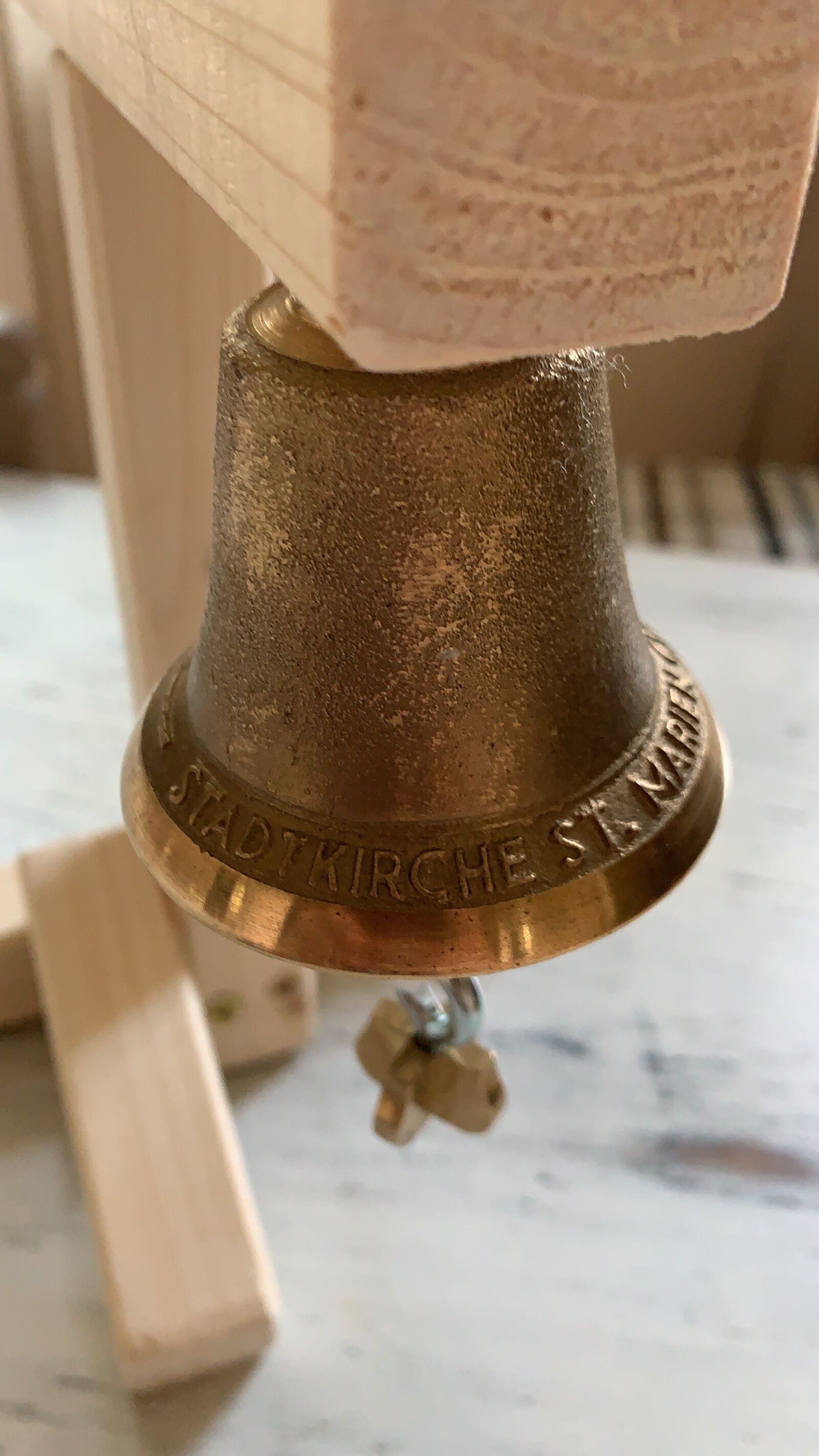 iPhone XS back camera 4.25mm f/1.8 sample photo. Bell, sound, gold photography