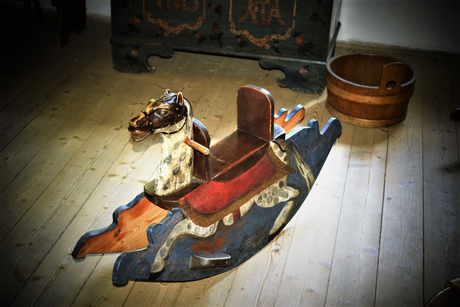 Nikon D3300 sample photo. Rocking horse, vintage, toy photography