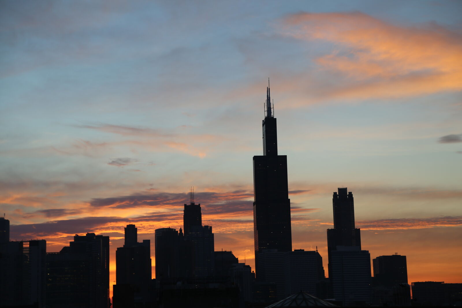 Canon EF 24-105mm F4L IS USM sample photo. Chicago, downtown, sunrise photography