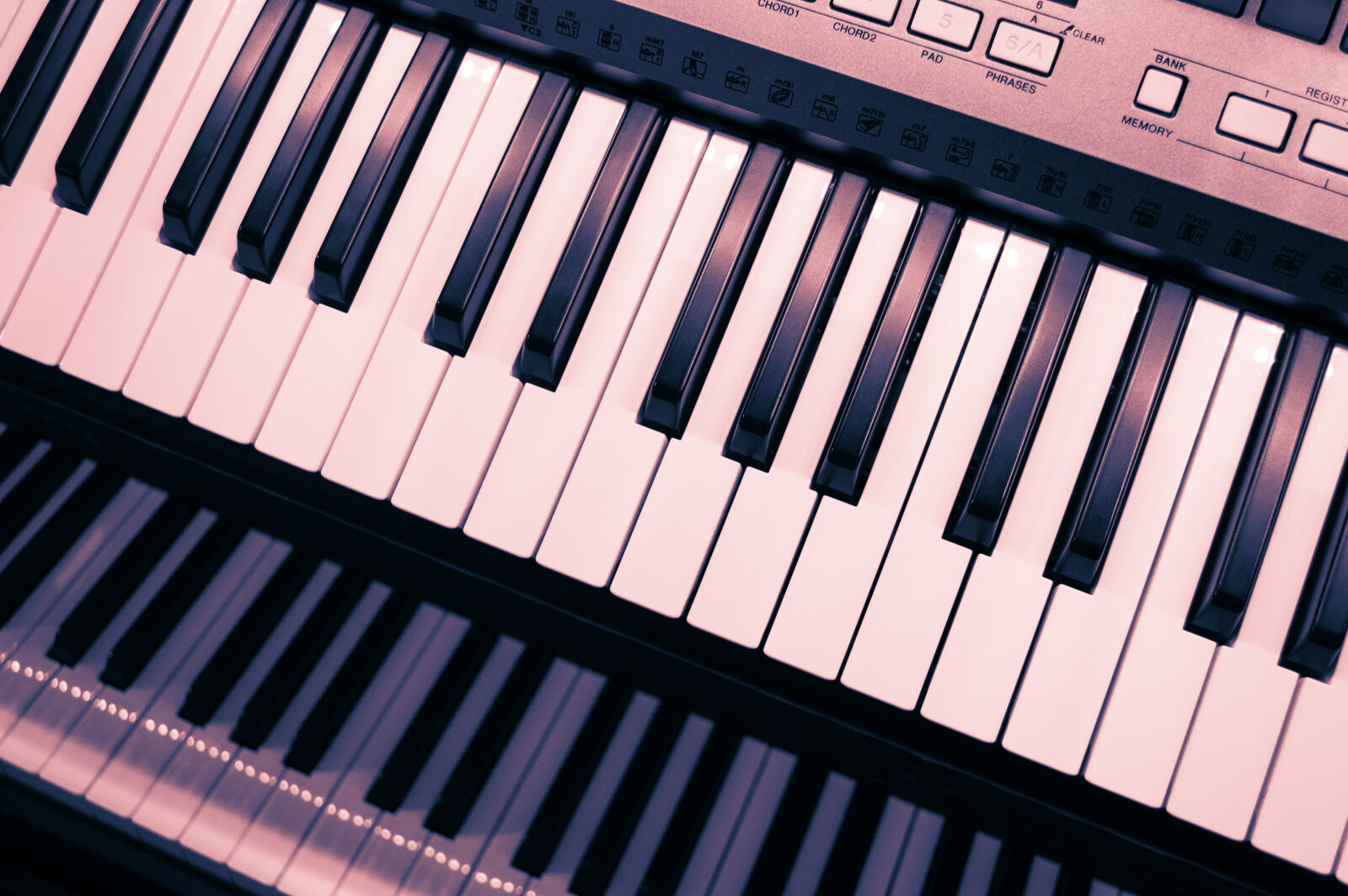 Nikon D3200 sample photo. Blue, hue, keyboard, keys photography
