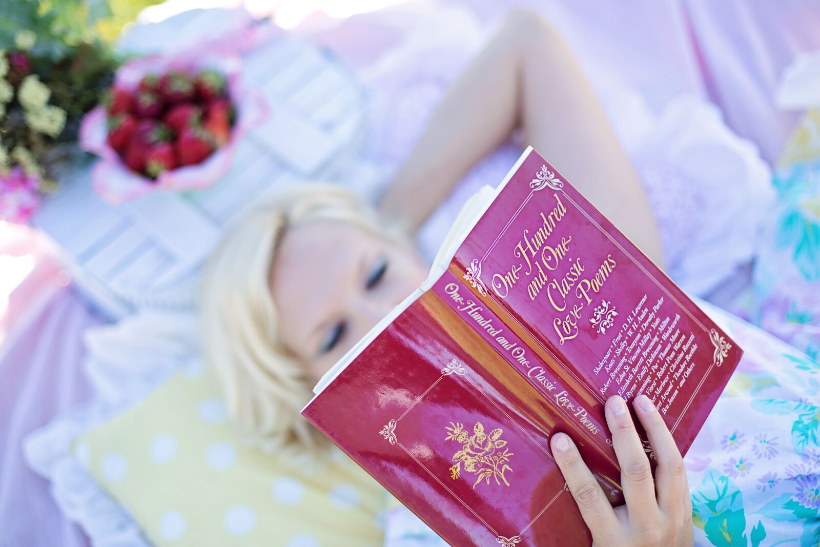 Canon EF 50mm F1.4 USM sample photo. Attractive, blur, book, christmas photography