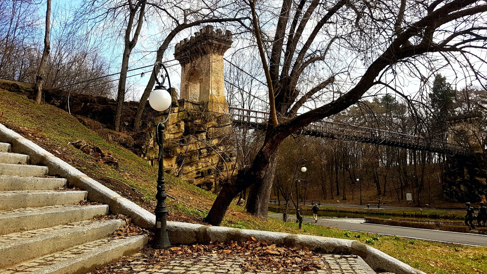 Samsung Galaxy S7 sample photo. Craiova, bridge, park photography