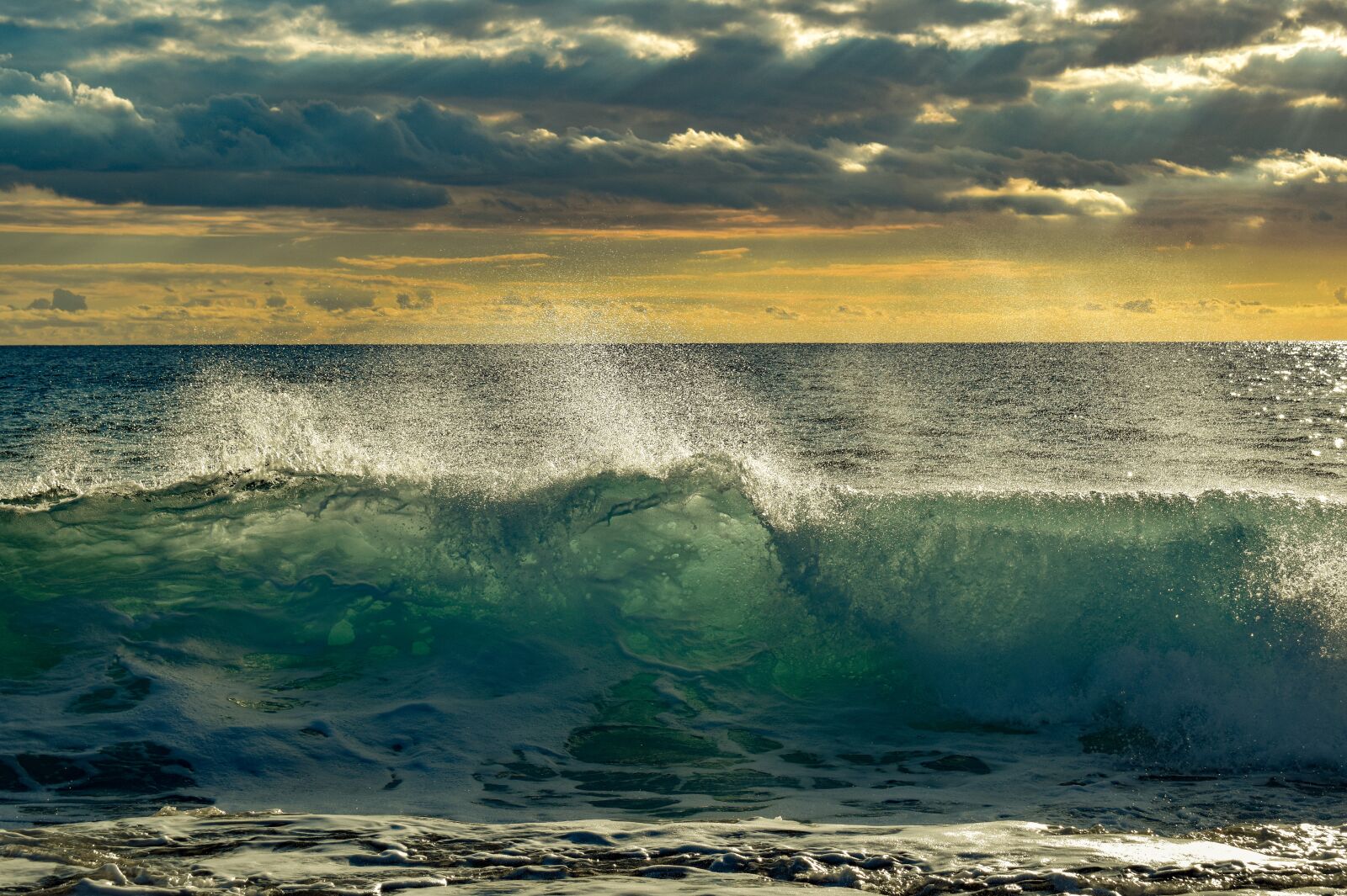 Nikon D3300 sample photo. Wave, crashing, beach photography