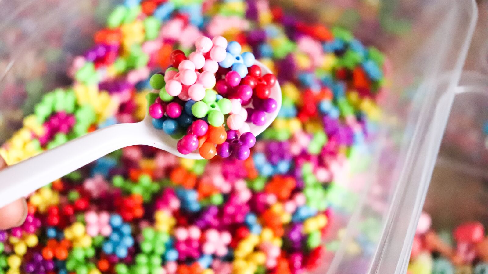Canon EF-S 24mm F2.8 STM sample photo. Beads, marble, jelly beads photography