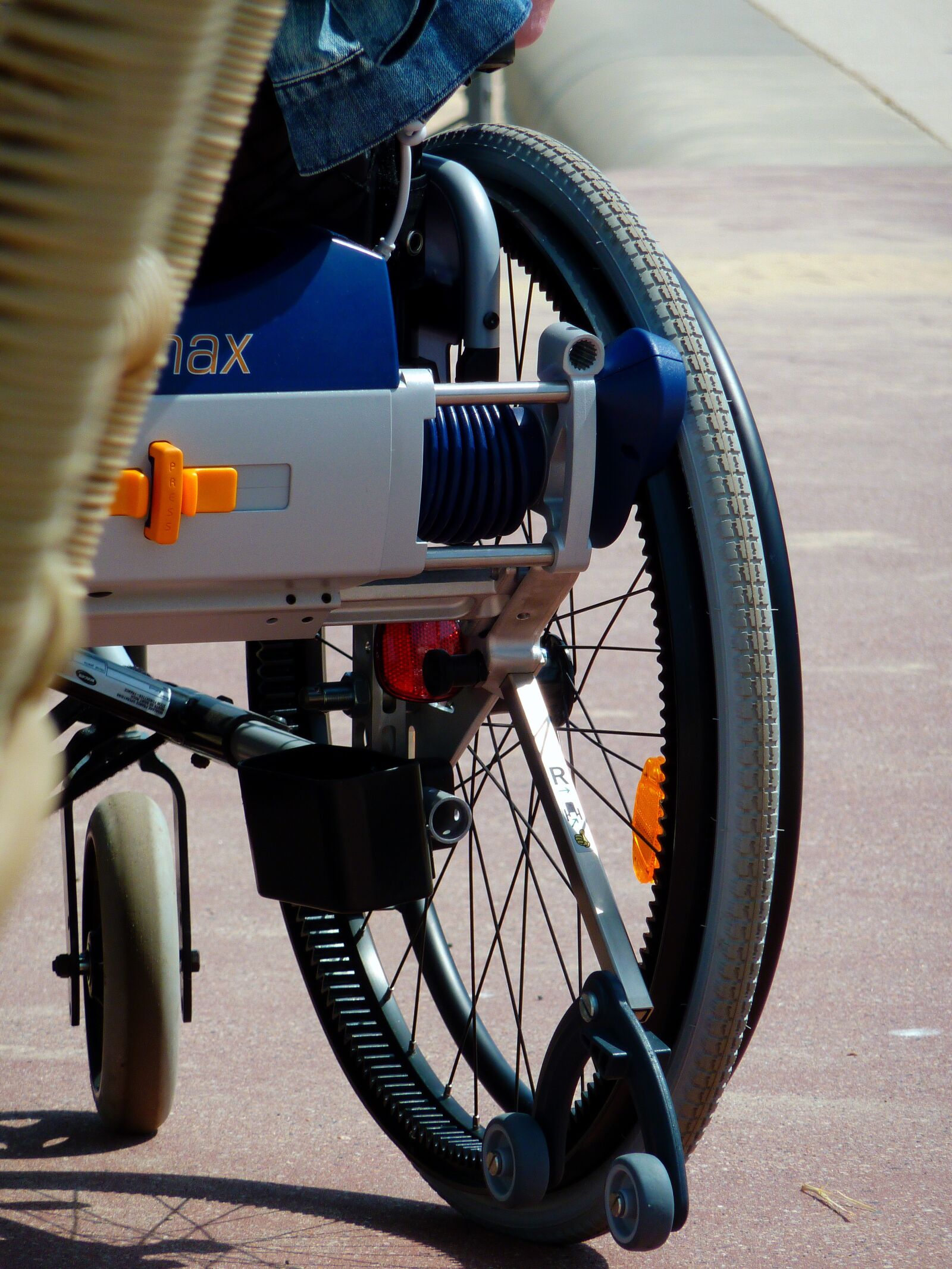 Panasonic DMC-TZ7 sample photo. Wheelchair, mobility, disability photography
