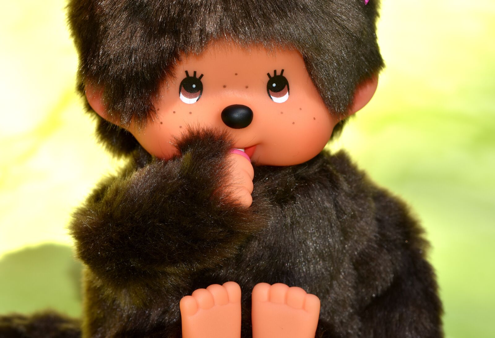 Nikon D7200 sample photo. Monchhichi, soft toy, cult photography