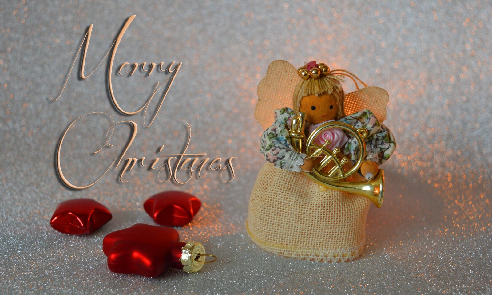 Nikon D3200 sample photo. Christmas motif, angel, christmas photography