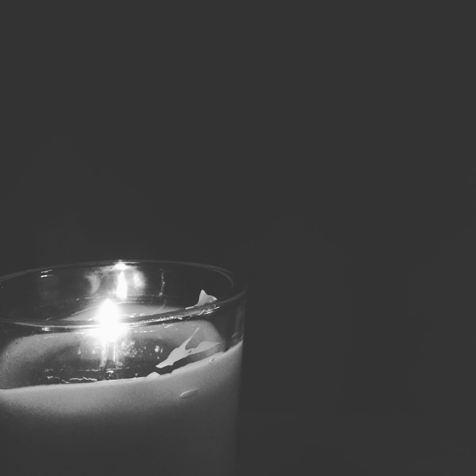 Apple iPhone 6 sample photo. Black, and, white, candle photography