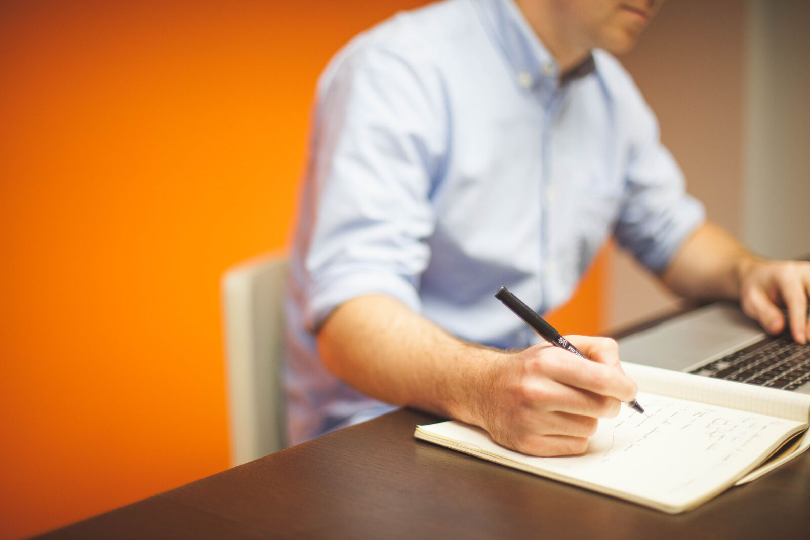 Canon EOS 5D Mark II sample photo. Businessman, man, space, desk photography