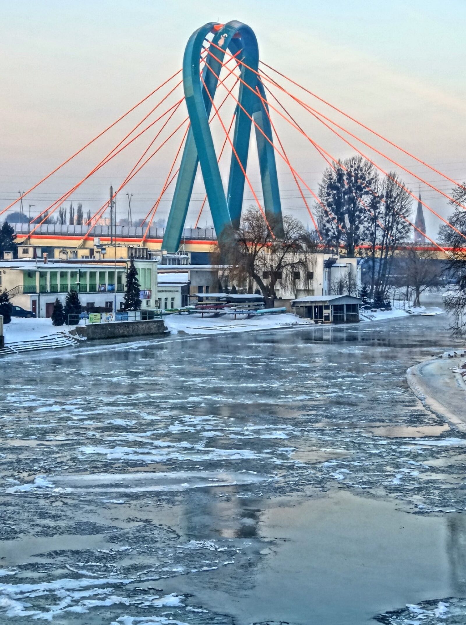 Sony Cyber-shot DSC-HX20V sample photo. Most uniwersytecki, bydgoszcz, bridge photography