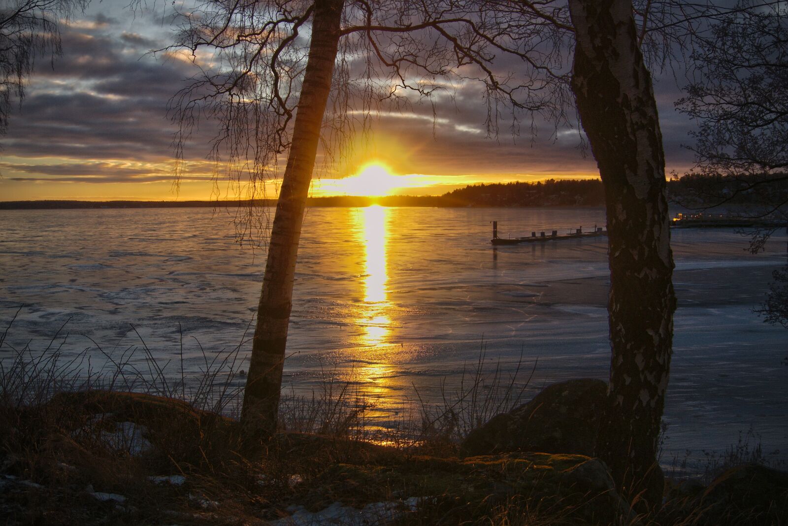 Panasonic Lumix DMC-GH2 sample photo. Lake, ice, winter photography
