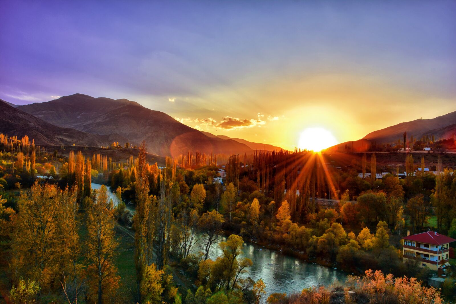 Nikon D7100 sample photo. Sunset, dawn, nature photography