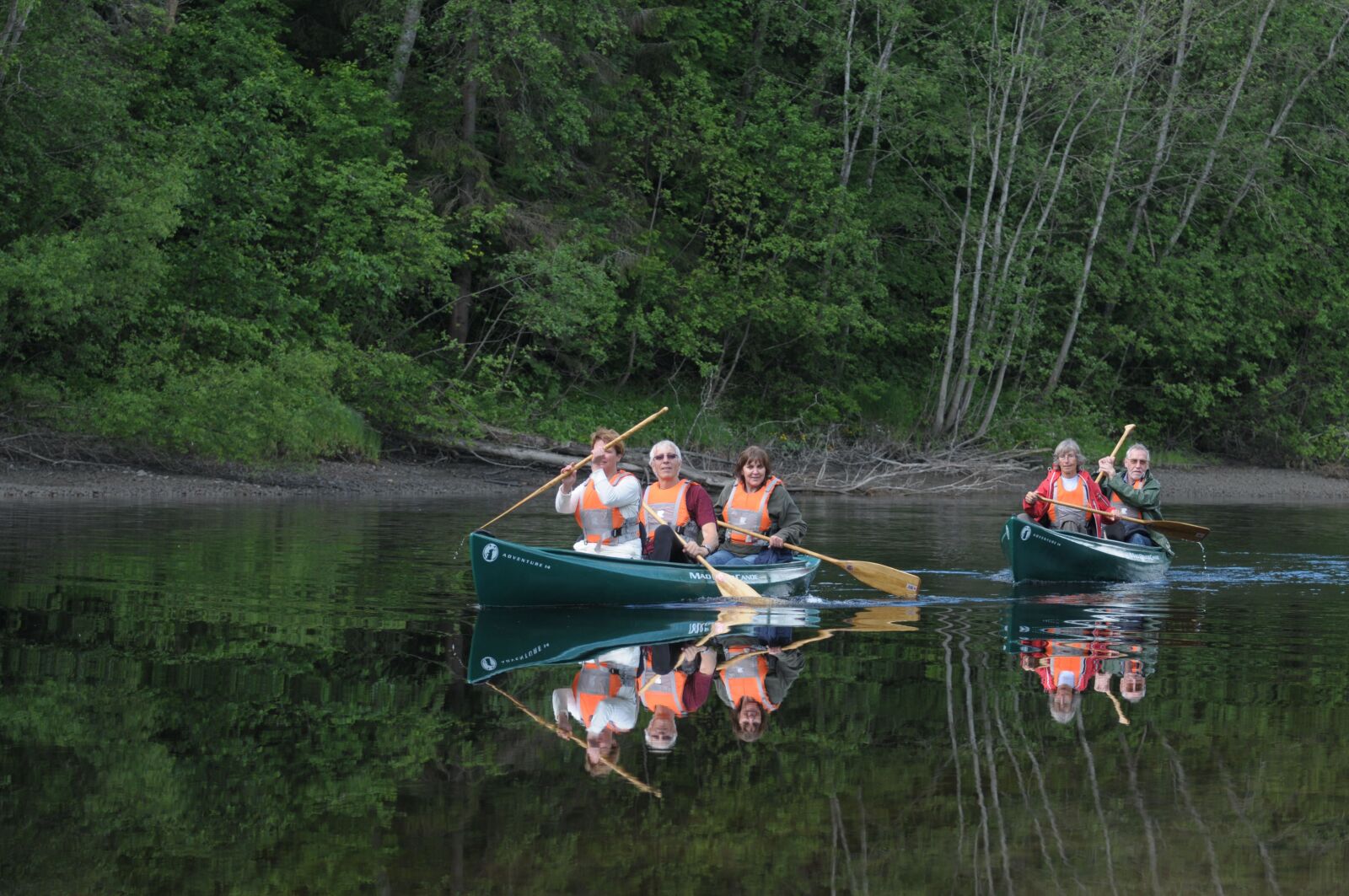 Nikon D300 sample photo. Canoe, canoe trip, randselva photography
