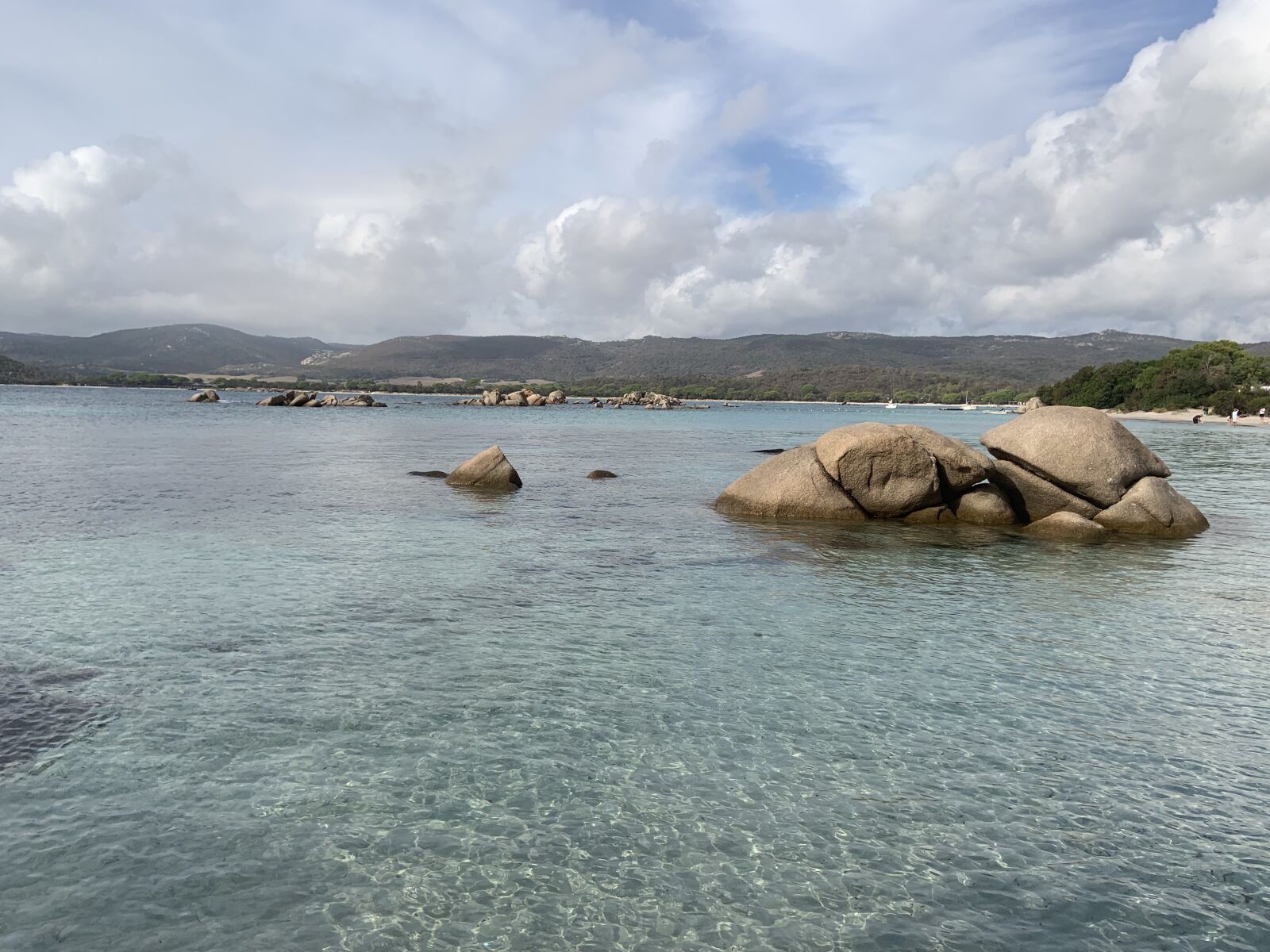 Apple iPhone XR sample photo. Corsican, sea, rock photography