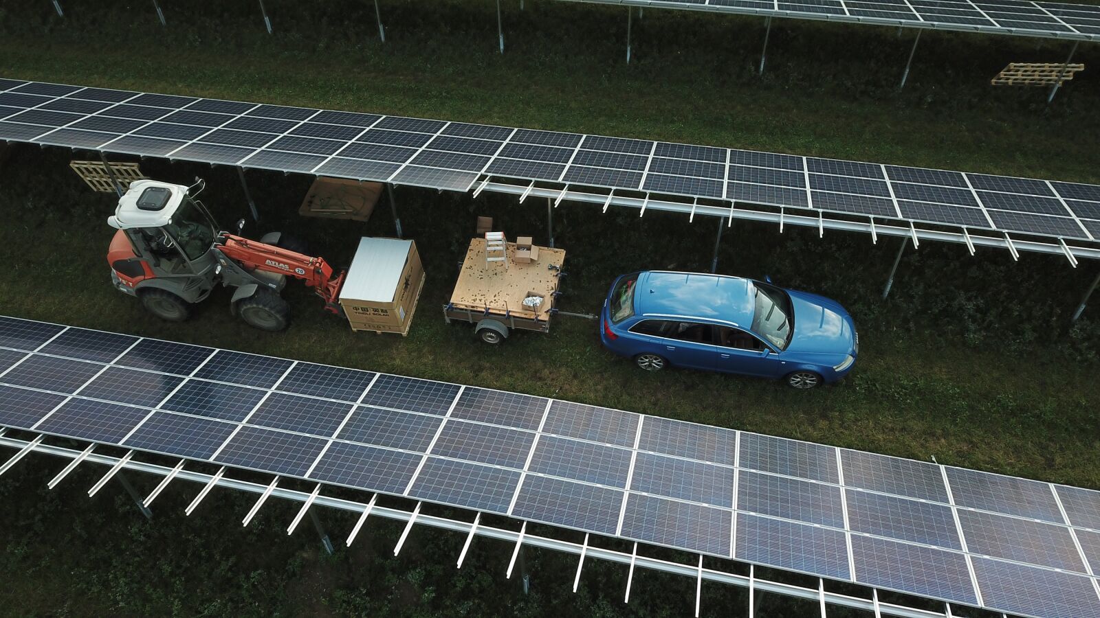 DJI FC220 sample photo. Photovoltaic, assembly, solar energy photography