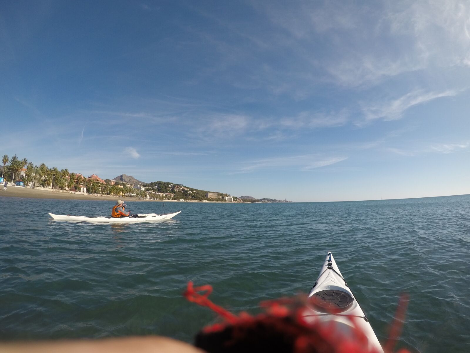 GoPro Hero5 Black sample photo. Crossing, kayak, costa el photography