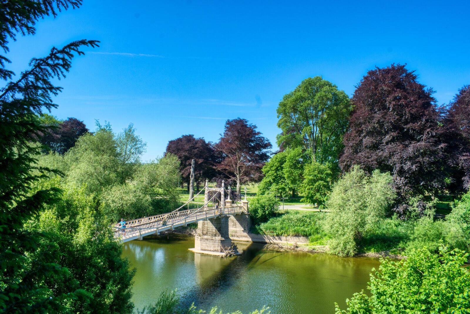 Nikon D3300 sample photo. Victoria bridge, river, colours photography
