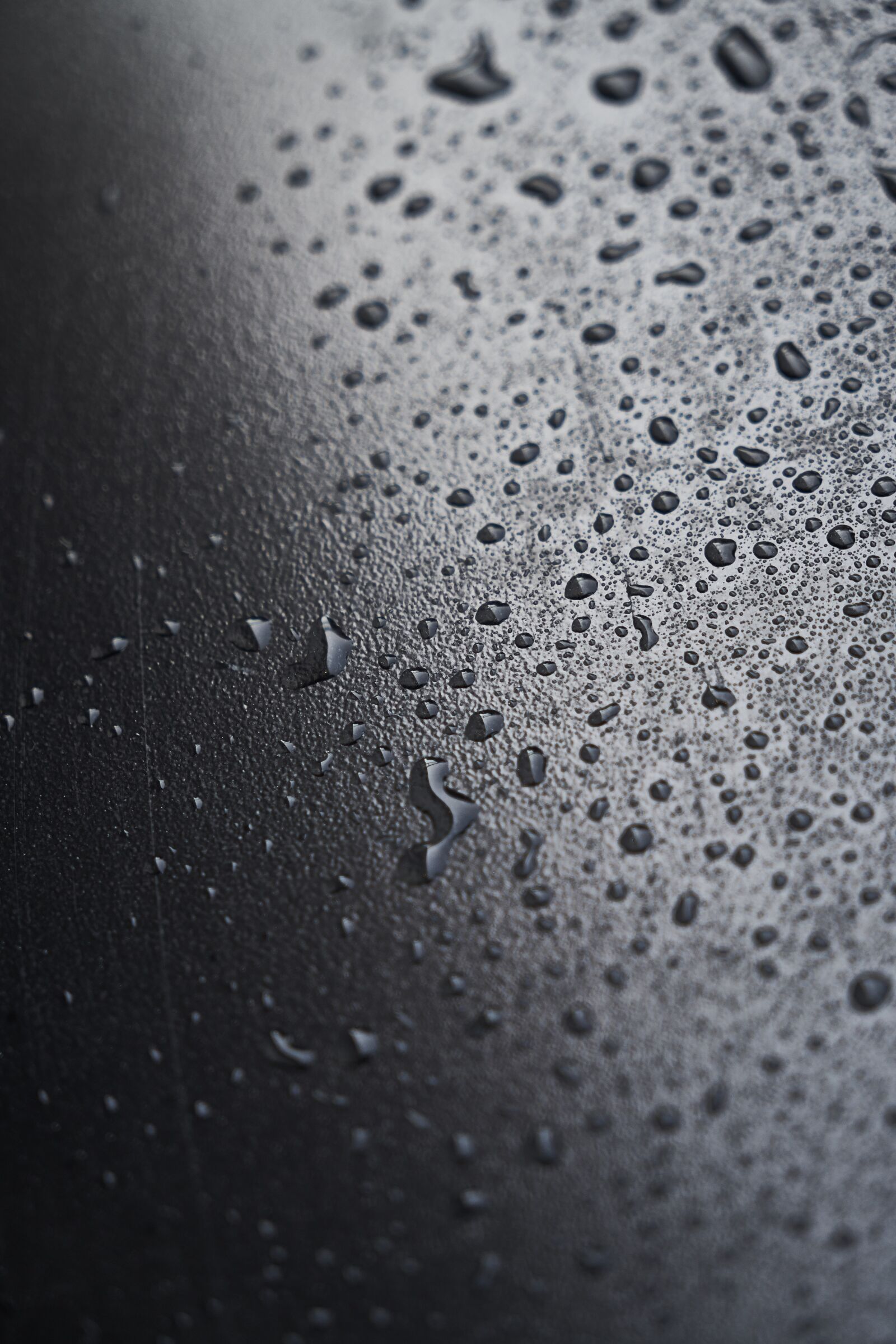 Sony a7R II sample photo. Abstract, drop, grey photography