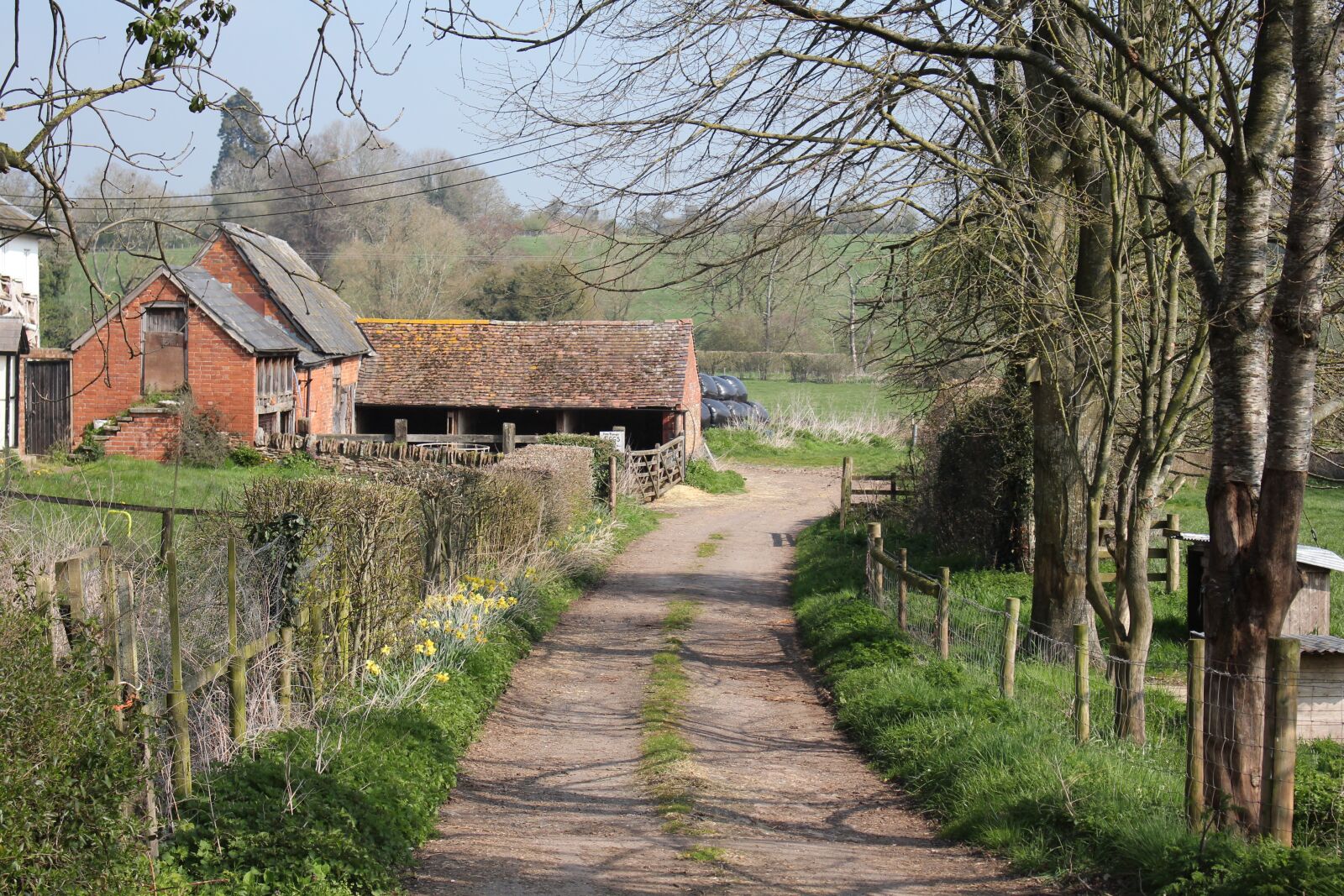 Canon EOS 700D (EOS Rebel T5i / EOS Kiss X7i) sample photo. Farm, herefordshire, track photography