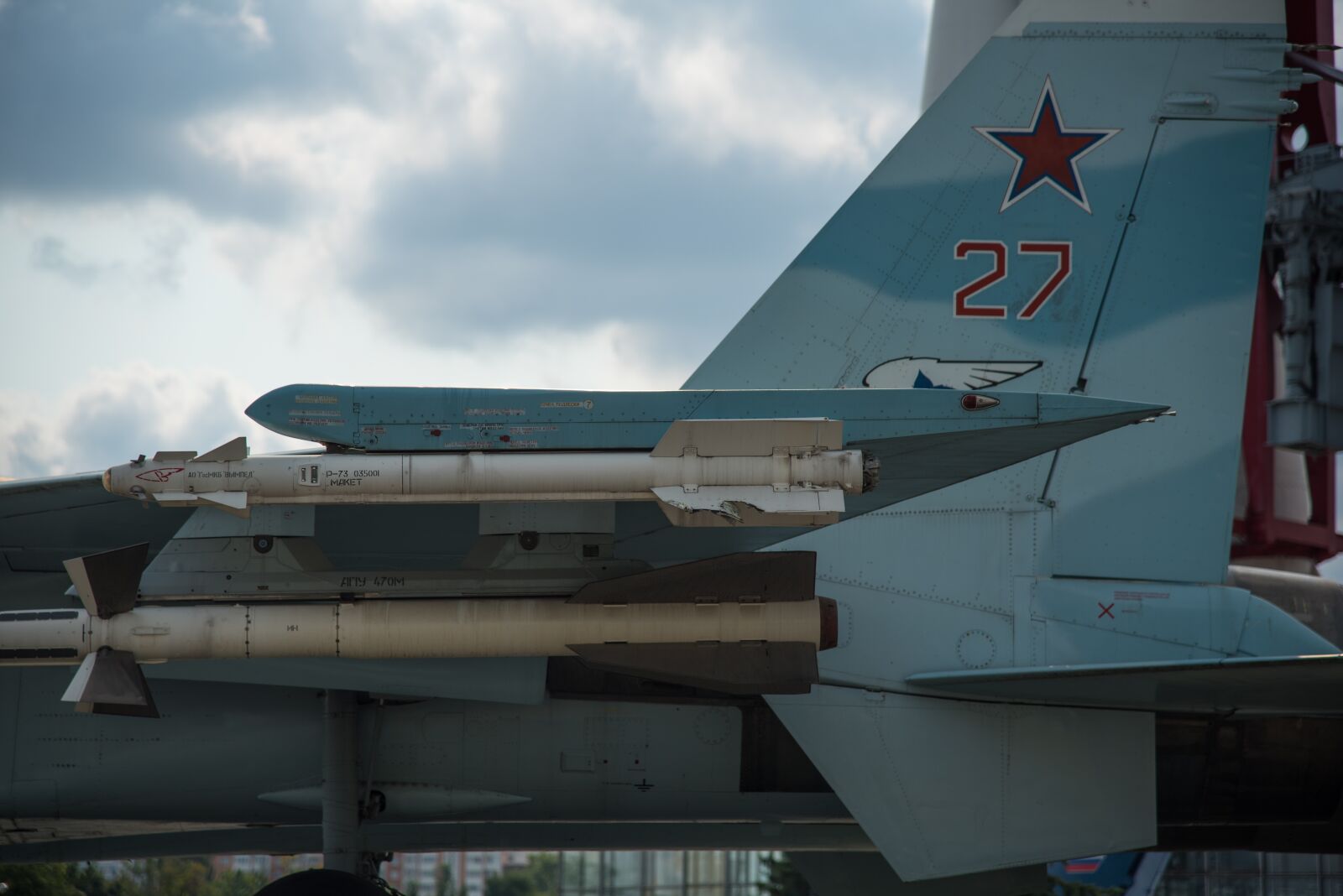 Nikon D750 sample photo. Su-27, fighter, weapons photography
