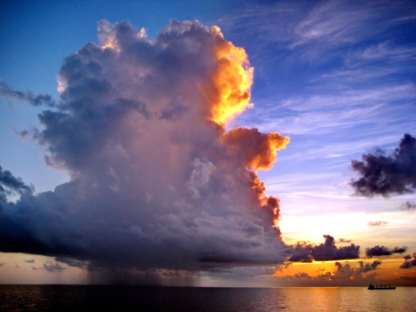 Canon POWERSHOT SD1000 sample photo. Sunset, ocean, atlantic photography